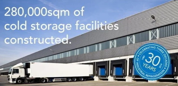 Large-scale cold storage facility constructed by Cold Logic